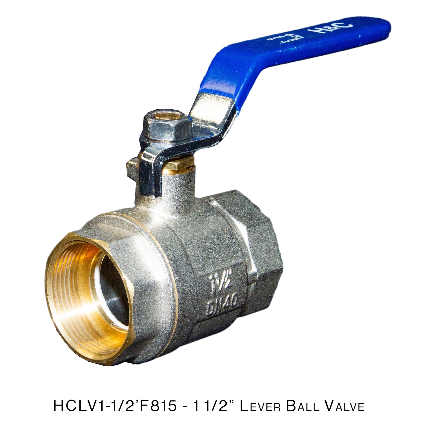 H&C LEVER BALL VALVE FXF 1-1/2' HCLV1-1/2'F815