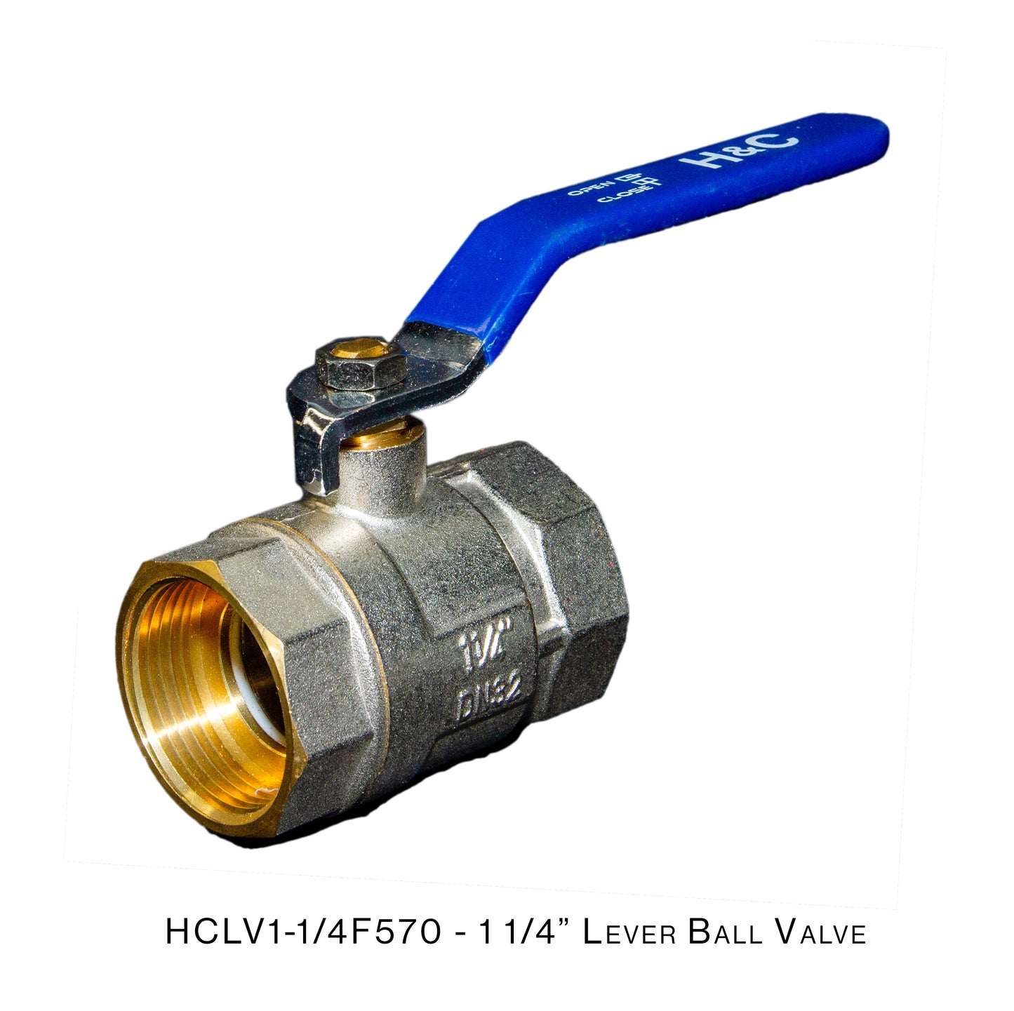 H&C LEVER BALL VALVE FXF 1-1/4' HCLV1-1/4'F570