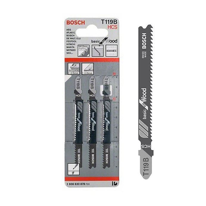 BOSCH BLADE JIGSAW SET T119B