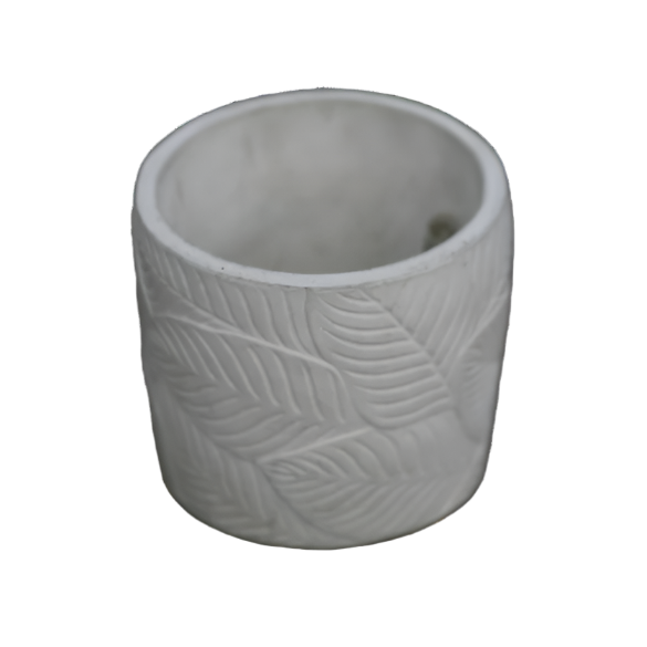 EEZEE FLOWER POT 38 WHITE- CUL-156-W