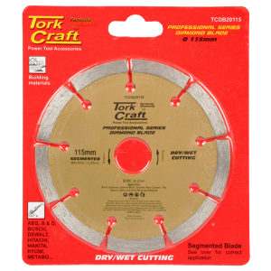 TORK CRAFT DIAMOND BLADE SEGMENTED PROFESSIONAL 115MM TCDB20115