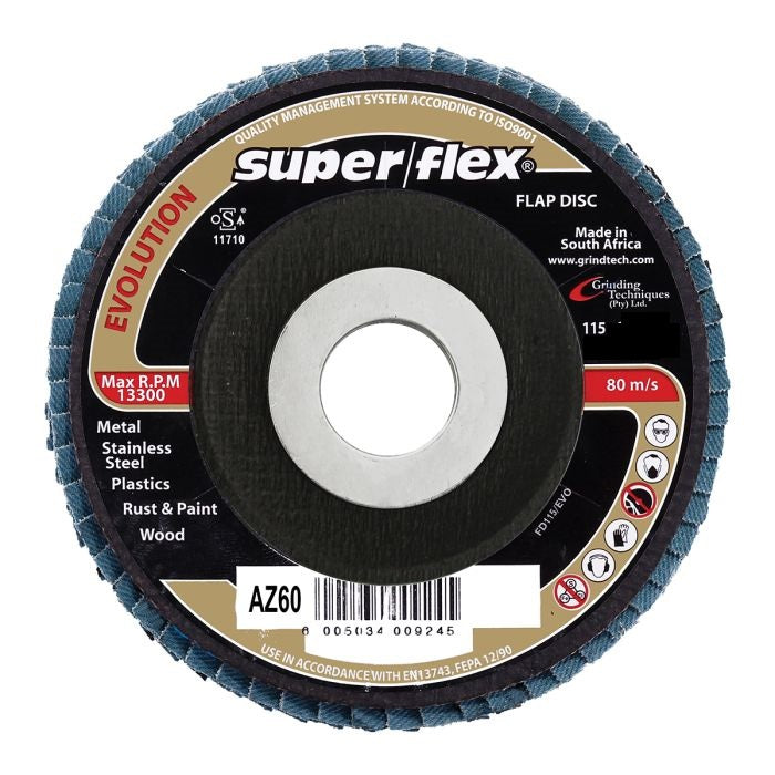 SUPER FLEX FLAP DISC EVOLUTION 115MM AZ60