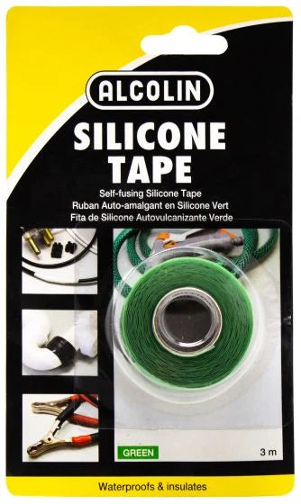 ALCOLIN SILICONE TAPE GREEN 25MMX3M
