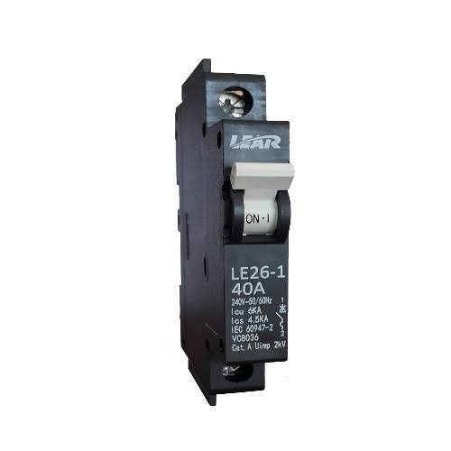 LEAR MINI CIRCUIT BREAKER 1P 40A LC1-40A
