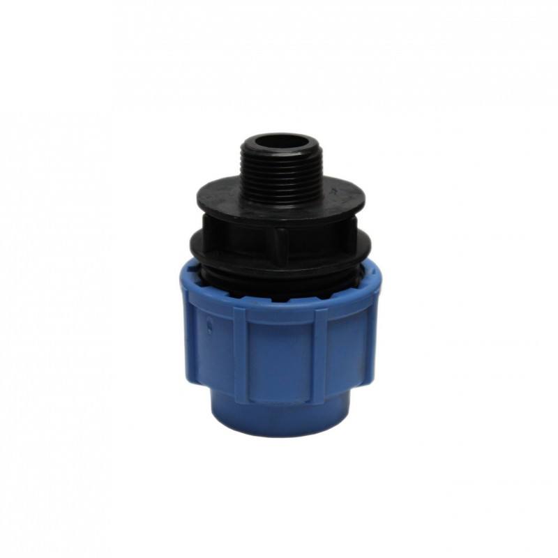 FLOTEK ADAPTOR MALE POLY COMPRESSION 50MMX32MM