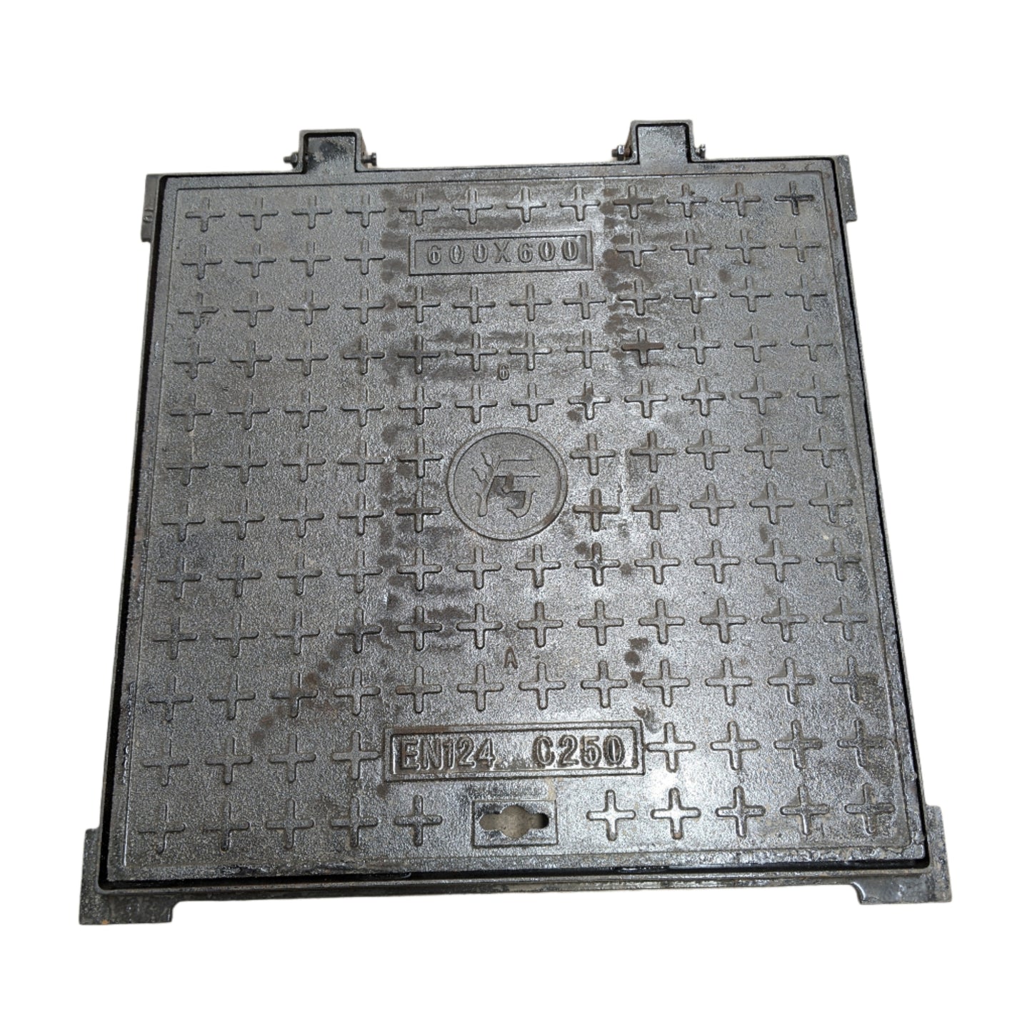 MANHOLE COVER METAL BLACK L/D 60X60 CH