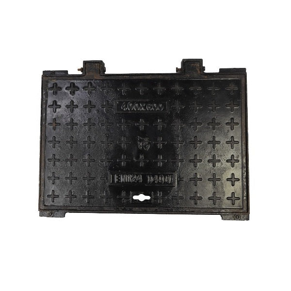 MANHOLE COVER BLACK L/D 40X60 CH