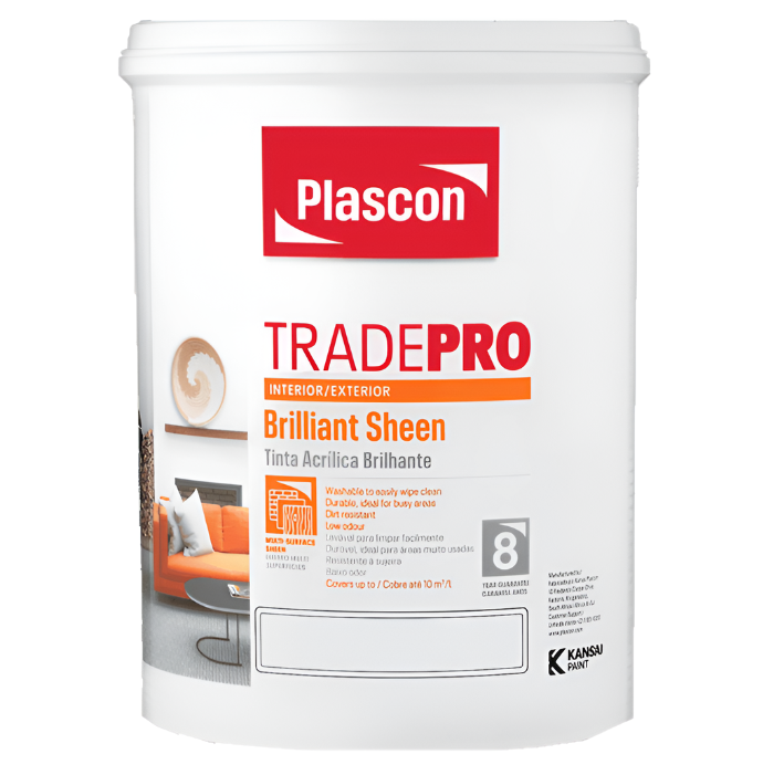 PLASCON BRILLIANT SHEEN TRADEPRO PASTEL BASE 20L ULS1000