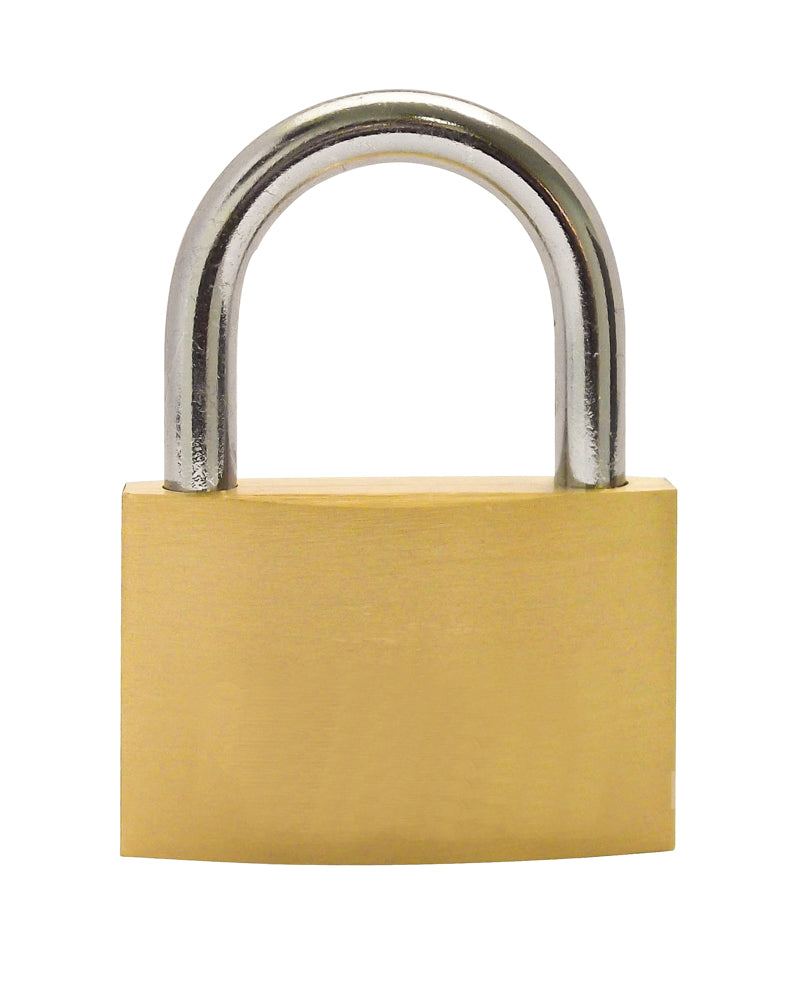 HARDWYN PADLOCK BRASS PLATED HEAVY DUTY 50MM