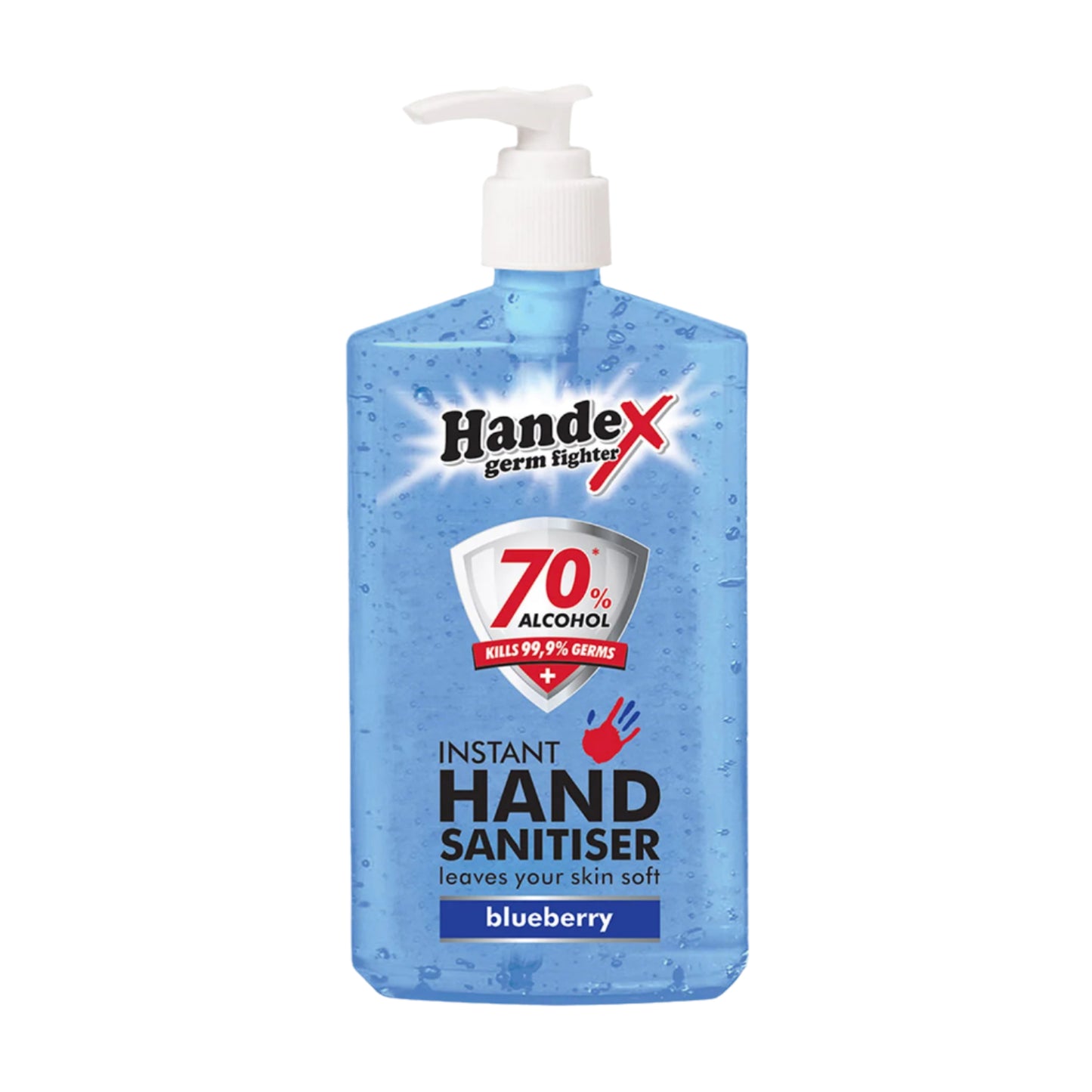SHIELD HAND SANITISER HANDEX INSTANT BLUEBERRY 300ML SH1330