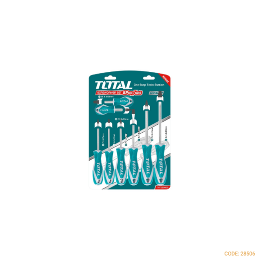 TOTAL SCREWDRIVER SET 8PCS THT250608