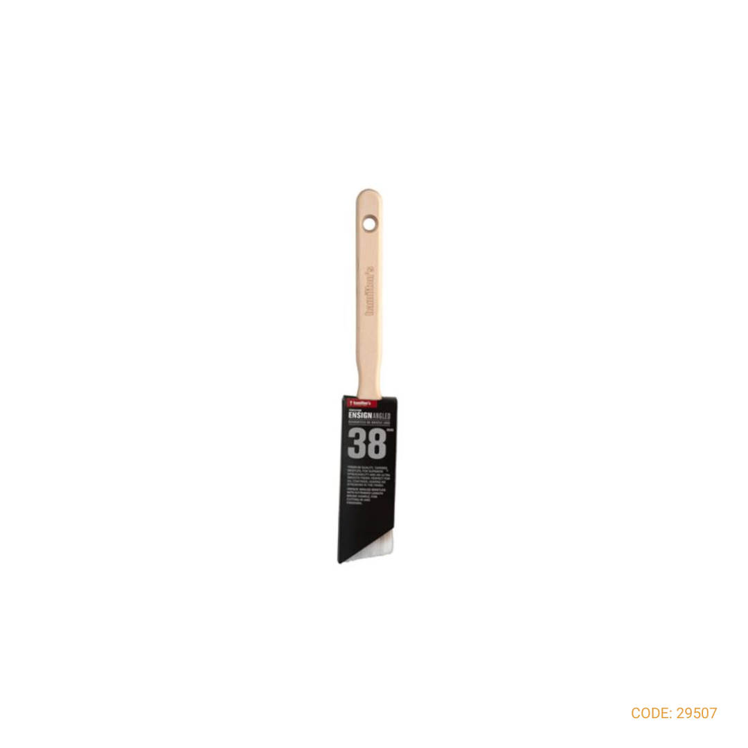 HAMILTON PAINT BRUSH ENSIGN ANGLED 38MM 9115