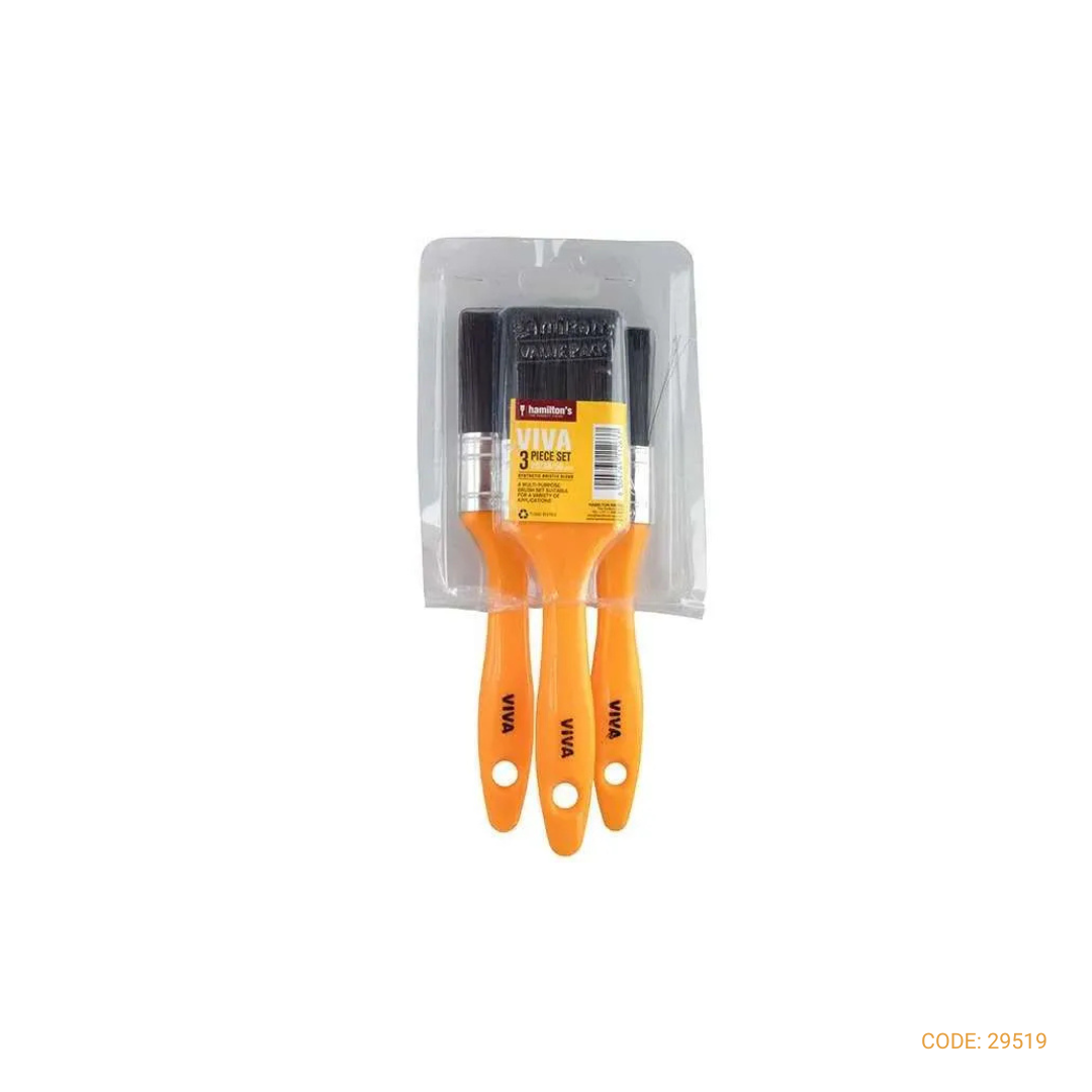 HAMILTON PAINT BRUSH VIVA 3PCS SET 25/38/50 1263
