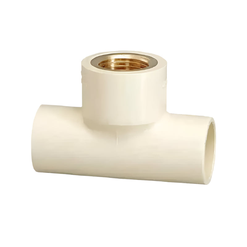 FLOTEK TEE FEMALE CPVC/BRASS 32X32MM