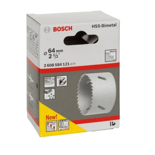 BOSCH HOLE SAW BI METAL GREY 64MM 2608584121