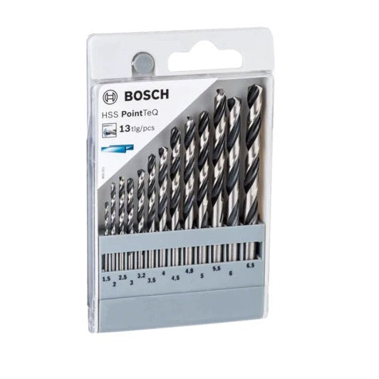 BOSCH DRILL BIT SET HSS 13PCS 2608577349