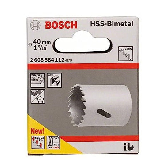 BOSCH HOLESAW BI METAL GREY 40MM 2608584112