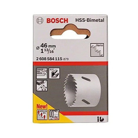 BOSCH HOLESAW BI METAL GREY 46MM 2608584115