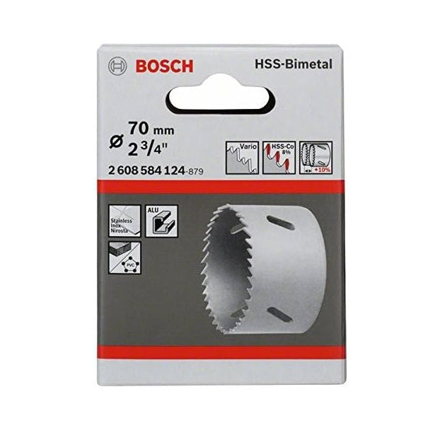 BOSCH BI METAL HOLESAW GREY 70MM 2608584124