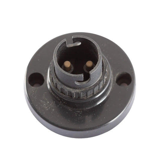 TW LAMP HOLDER NYLON BATTEN BLACK ELE201