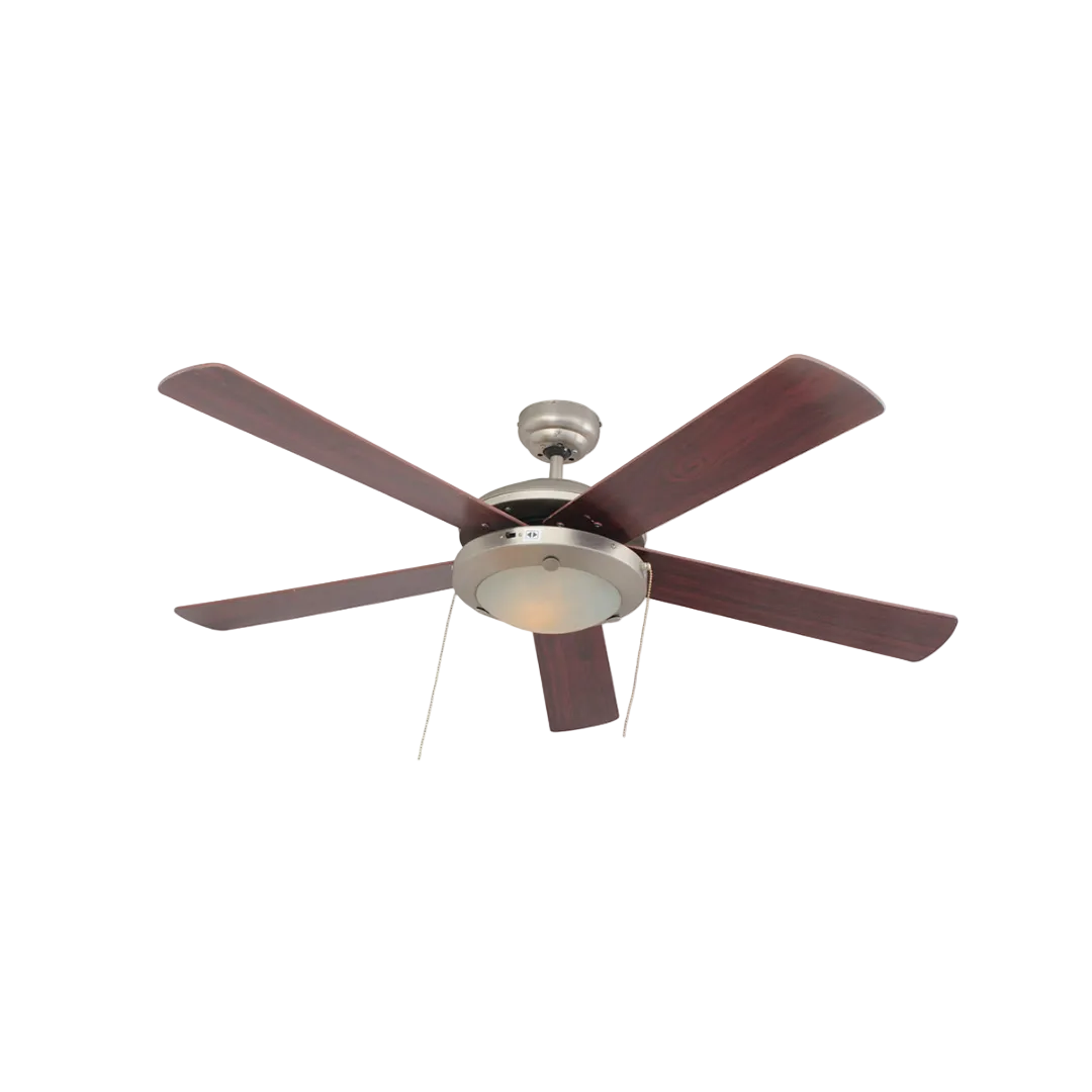 EUROLUX CEILING FAN COMET 5 BLADES SC/CHERRY F4CSC