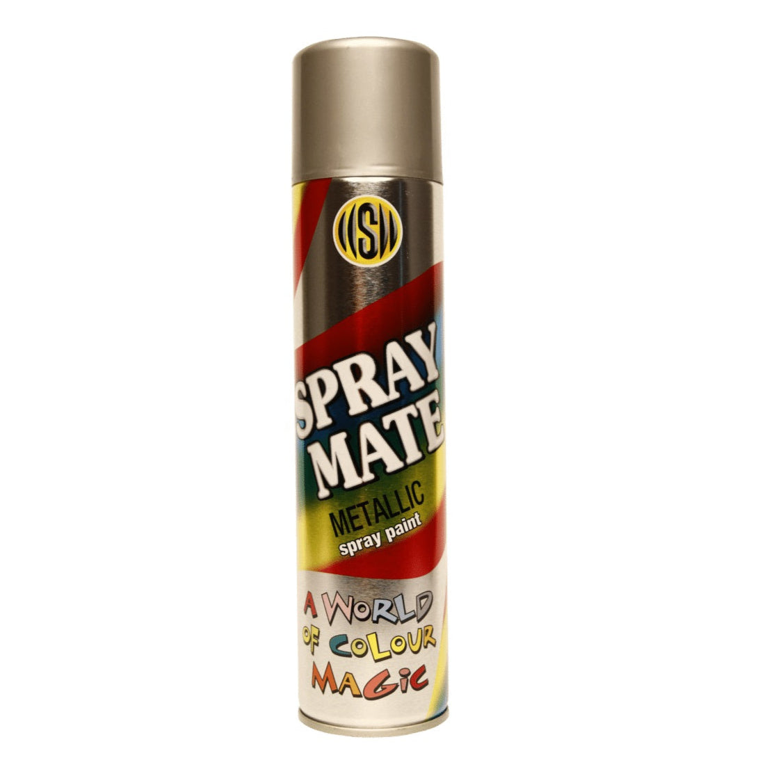 SPRAYMATE SPRAY PAINT METALLIC SILVER 250ML 2555