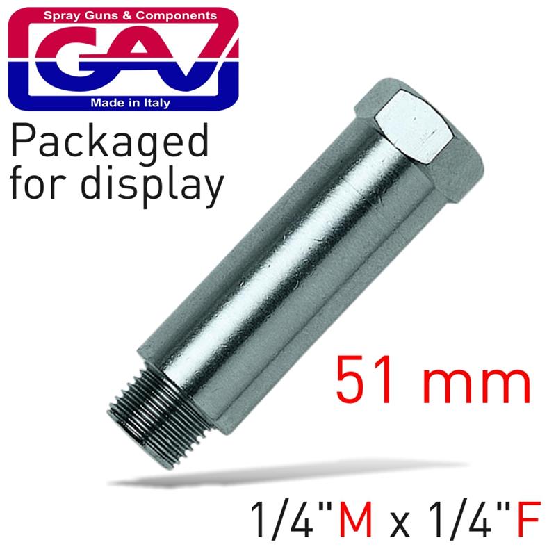 GAV EXTENSION 1/4 X 1/4 M/F 51MM GAV1238-4