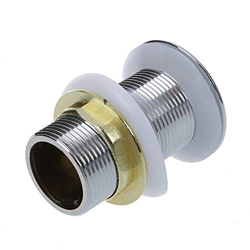 OTOL BASIN WASTE WITH WATER FLOW CHROME G1 1/2 40MM OT412056