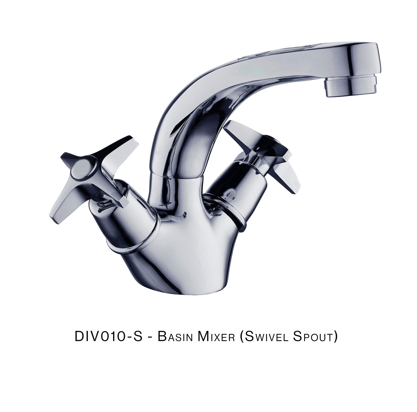H&C BASIN MIXER DIVO SWIVEL SPOUT DIV010S