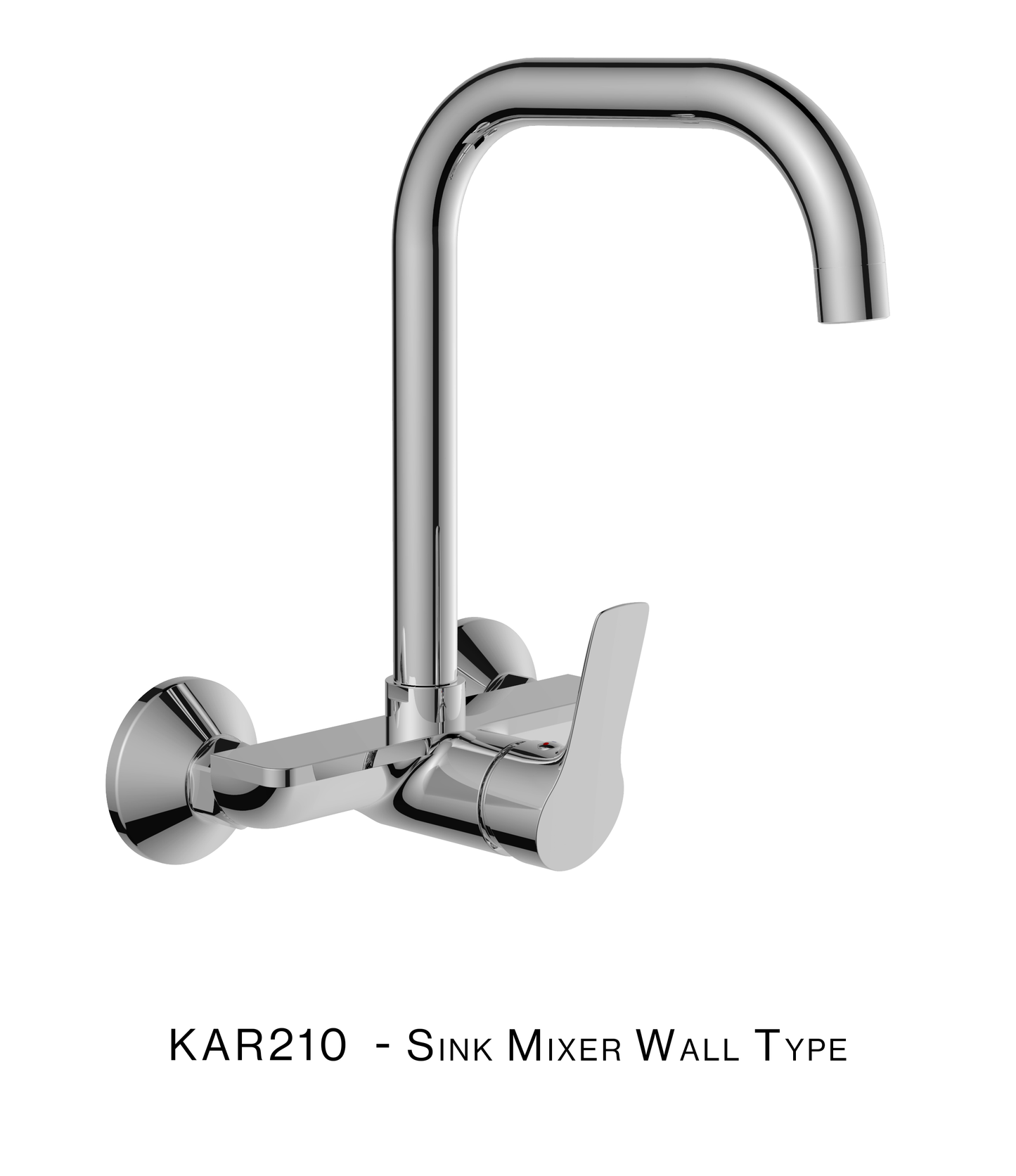 H&C SINK MIXER SINGLE LEVER KARIBA WALL TYPE KAR210