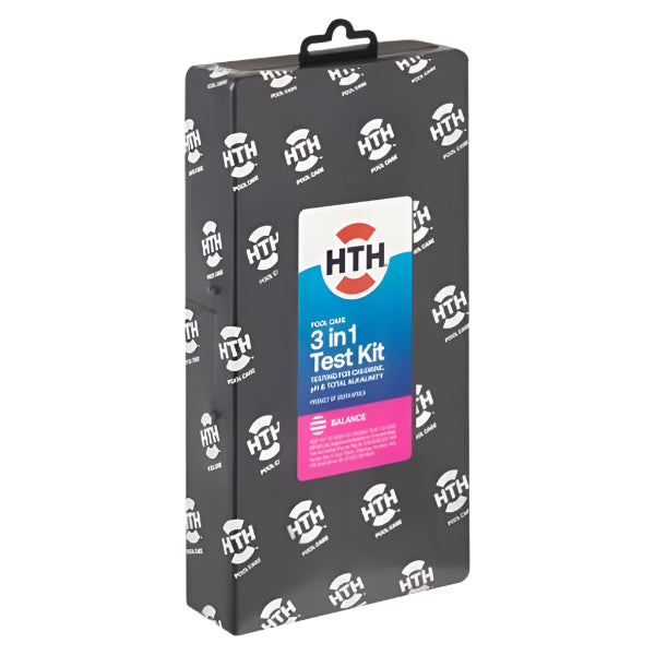 HTH POOL TEST KIT 3 IN 1