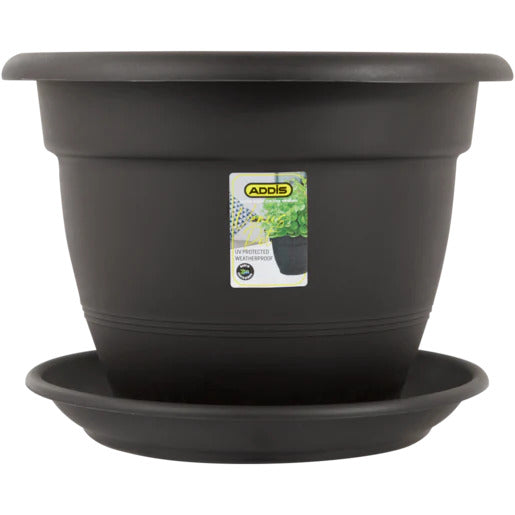 ADDIS PLANT POT & SAUCER VENUS 26CM 84152GPH