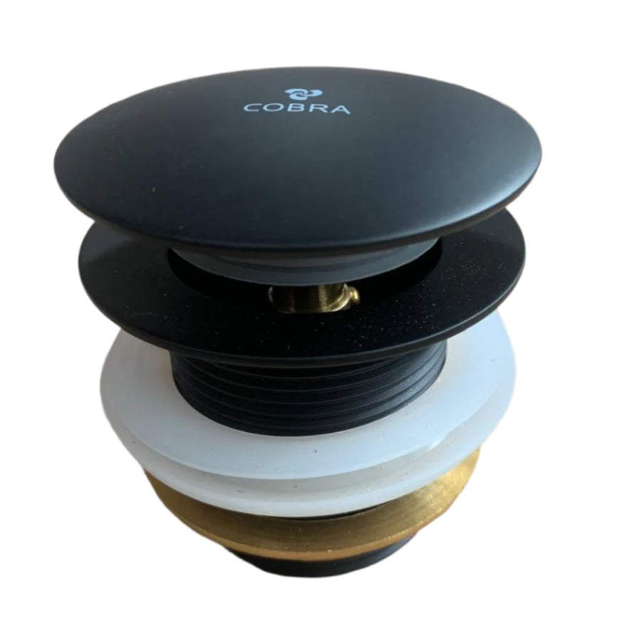 COBRA WASTE BATH CLICK BLACK NOSLOT 40 1007022430