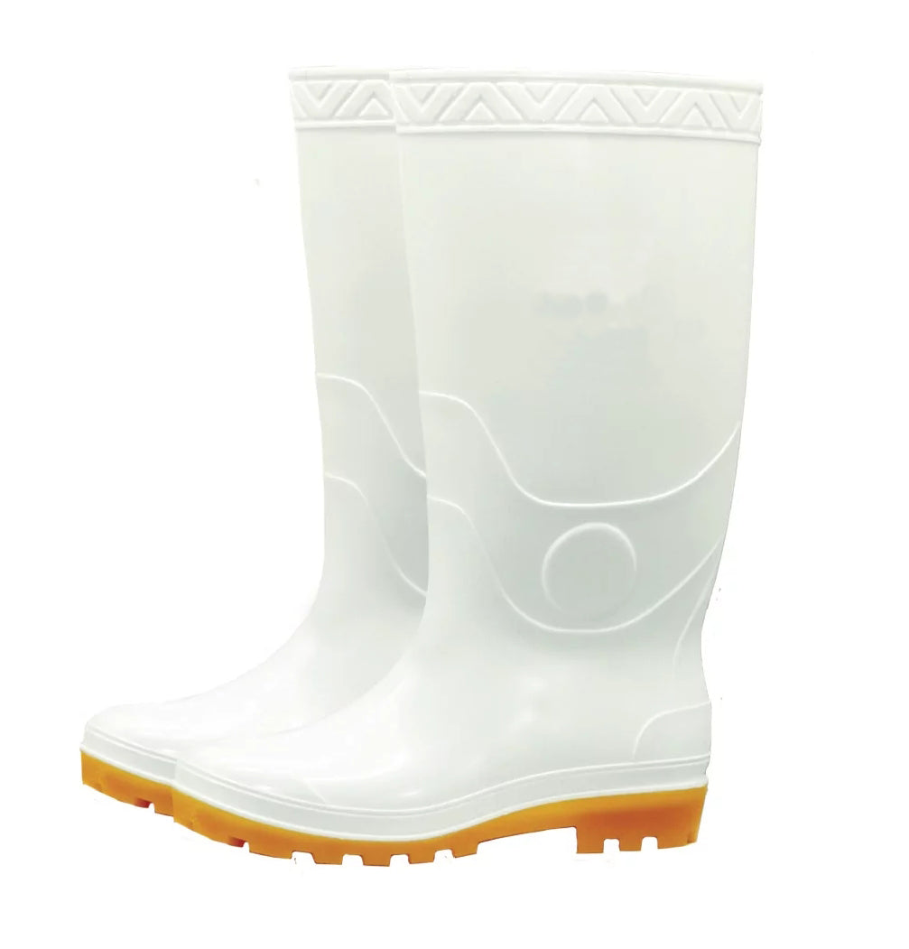 LITAI GUMBOOT PVC WHITE SIZE 9
