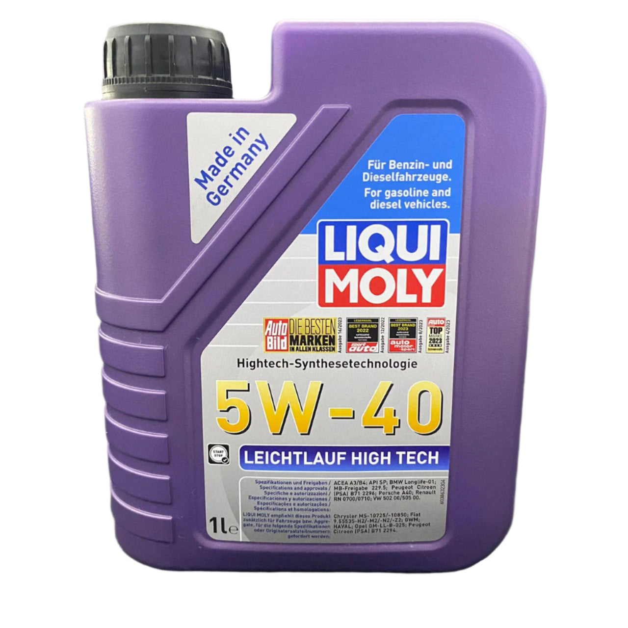LIQUI MOLY SYNTHETIC OIL LIECHTLAUF 1L HT 2327 5W40