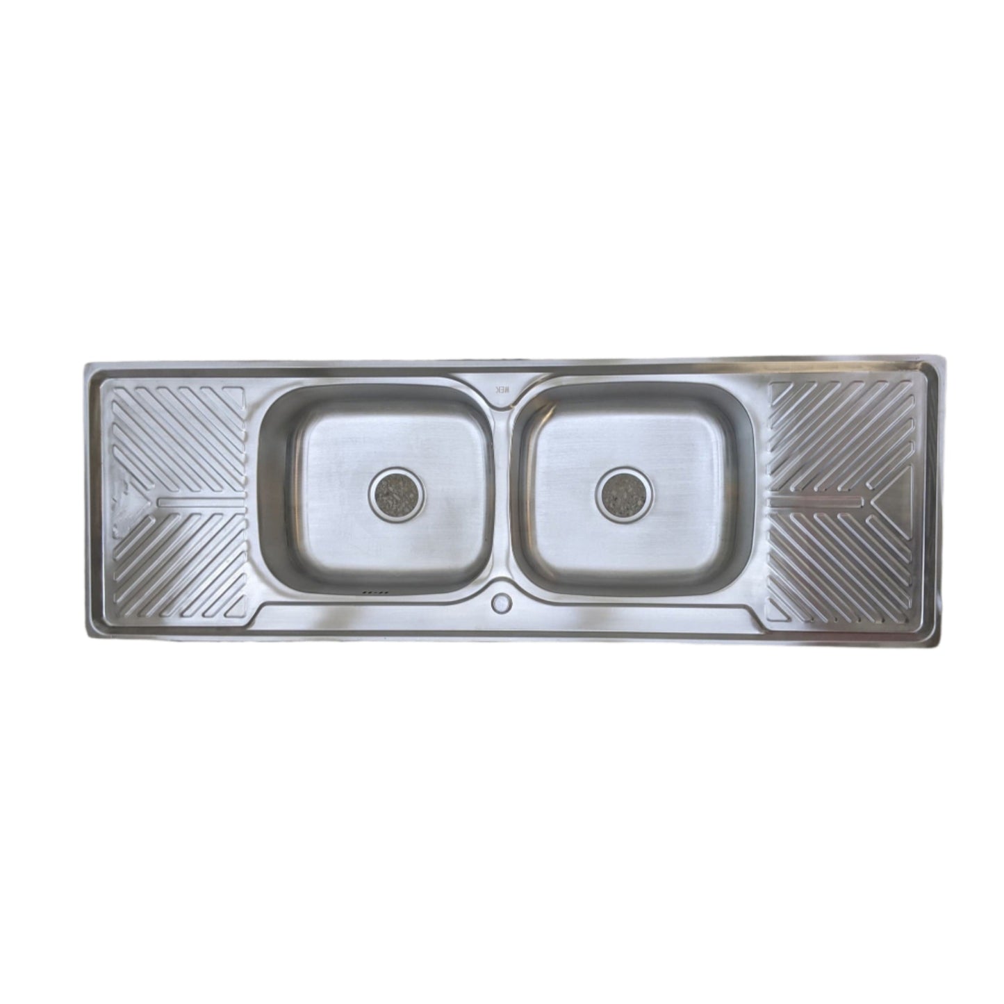 WEK KITCHEN SINK STAINLESS STEEL MATERIAL DOUBLE 1500X500X200 15050 SS304