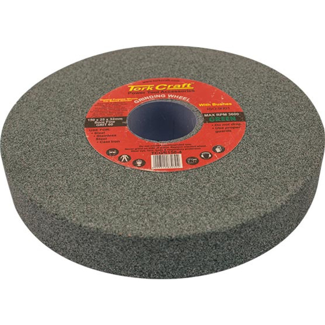 TORKCRAFT GRINDING WHEEL GREEN G60 150X25X32MM TCGR150-4