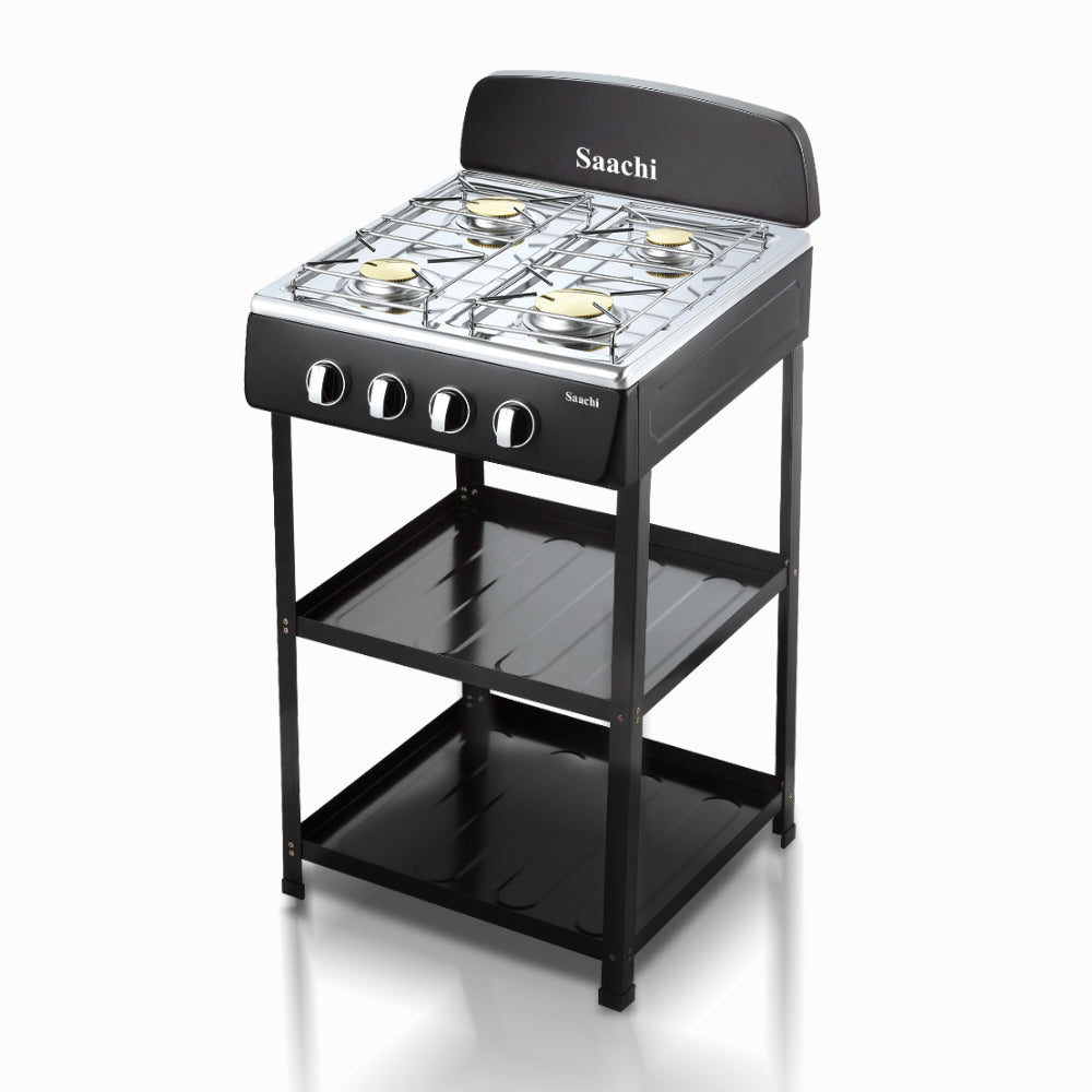 SAACHI GAS STOVE 4 BURNER WITH STAND NL-GAS-5261
