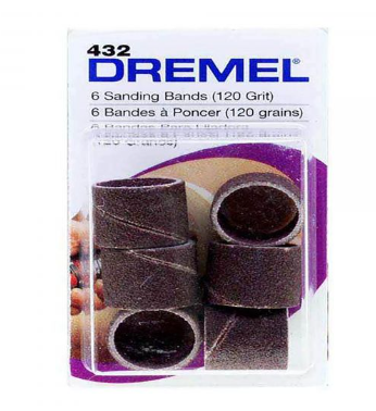 DREMEL SANDING BAND 432 6PCS 13MM 120GRIT 2615043232