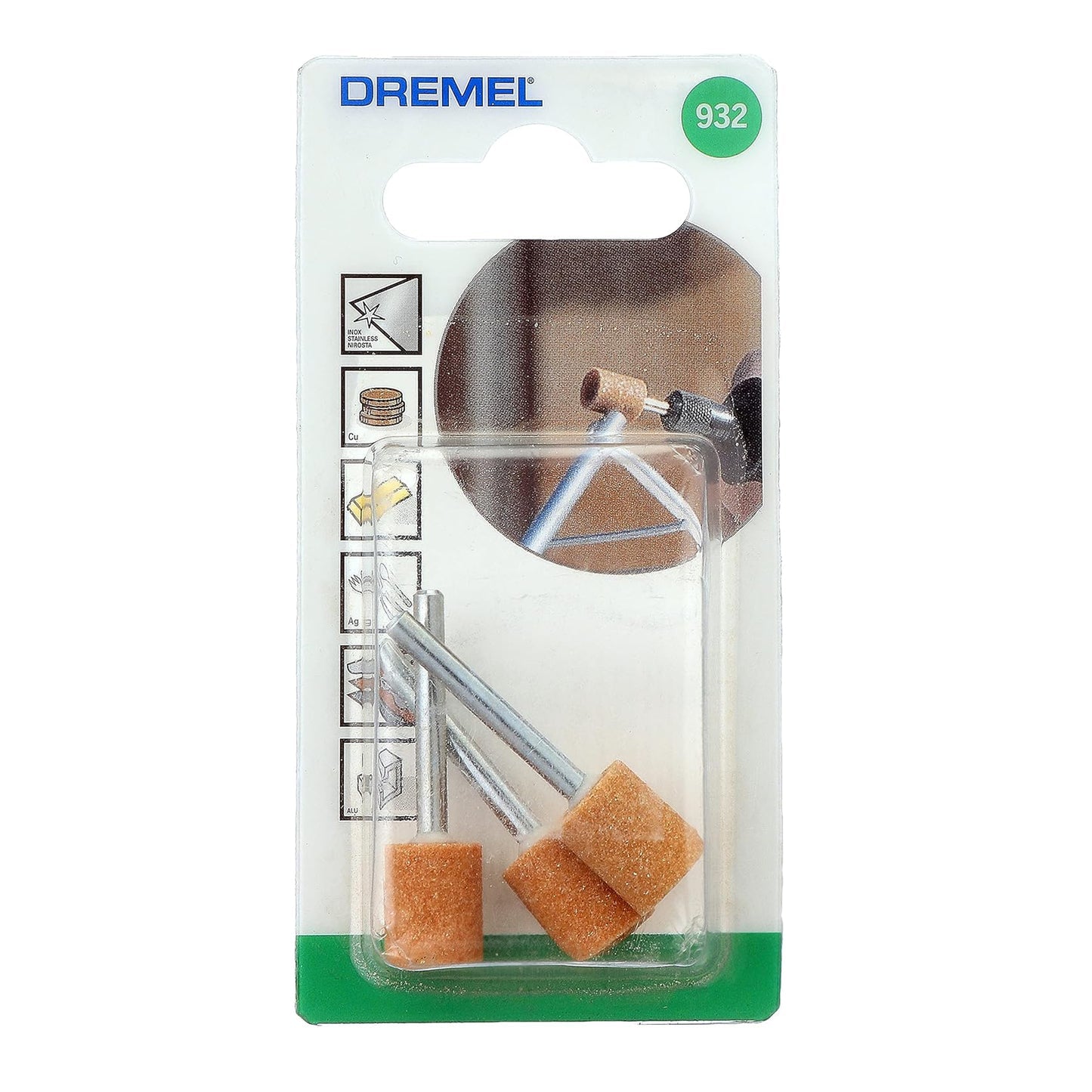 DREMEL GRINDING STONE 3PCS 9.5X3.2MM 26150932JA