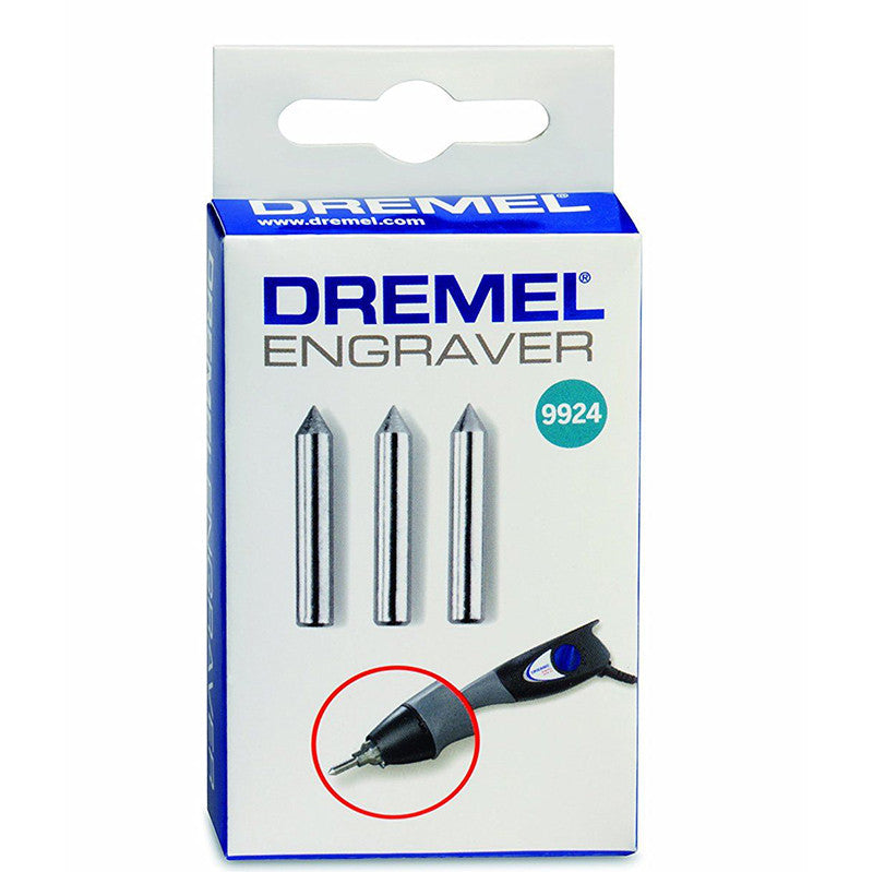 DREMEL ENGRAVER TIP 9924 3PCS 26159924JA