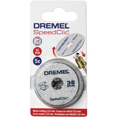 DREMEL METAL CUTTING WHEEL SC456B 12PCS 38MM 2615S456JD
