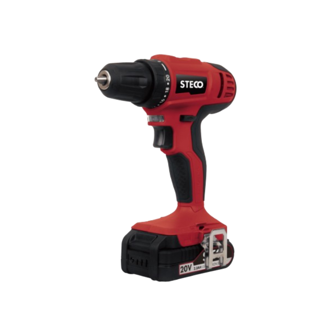 STECO CORDLESS DRILL/ DRVER KIT 20V SXD-20K