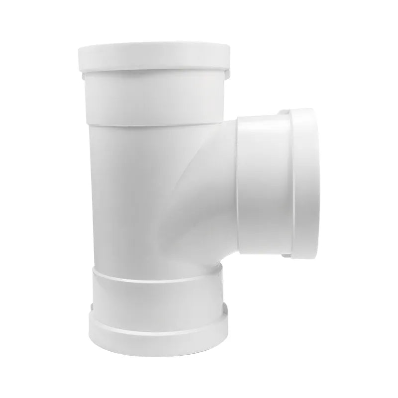 FLOTEK TEE PLAIN PVC 4"