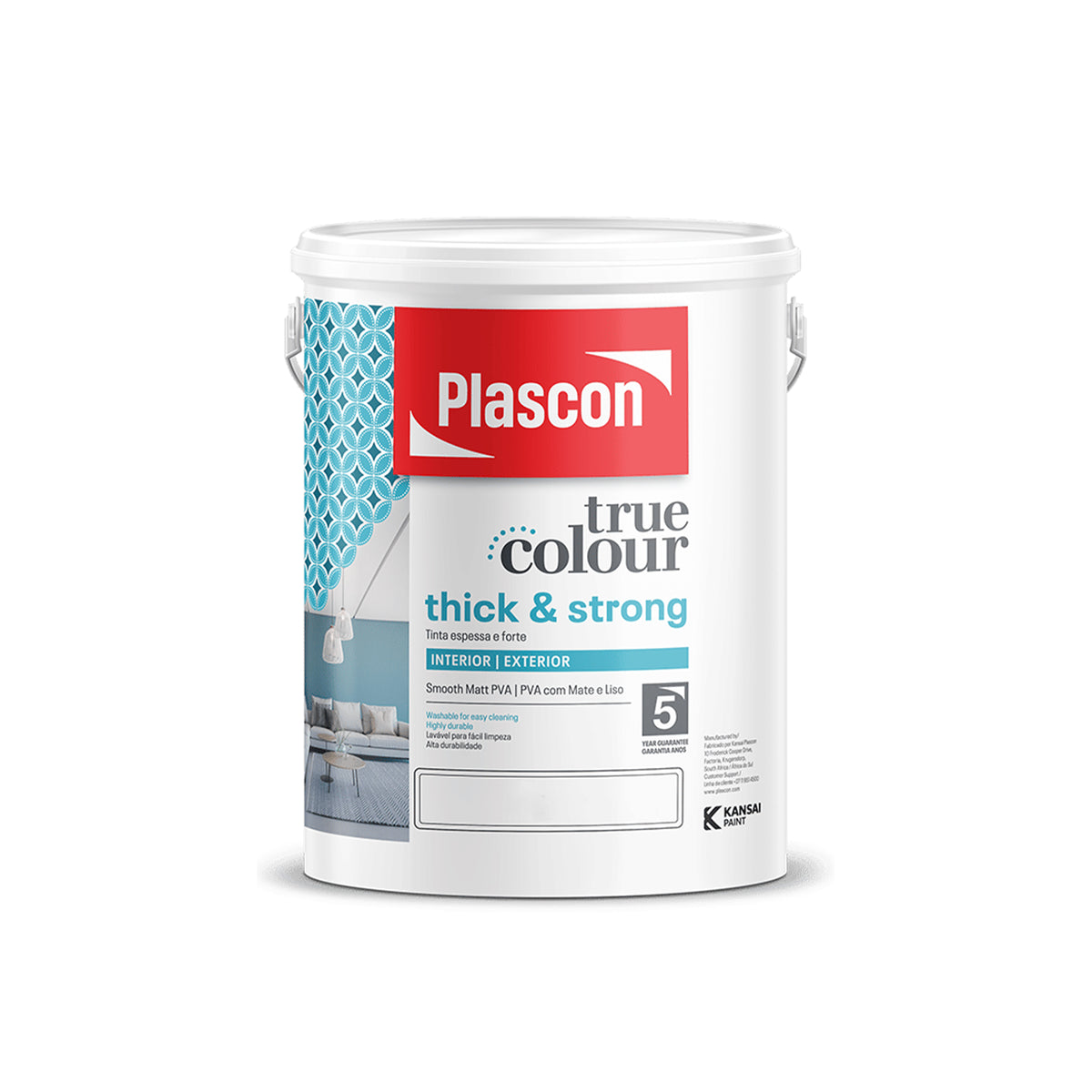 PLASCON THICK & STRONG TRUE COLOUR MATT 20L TTM1000