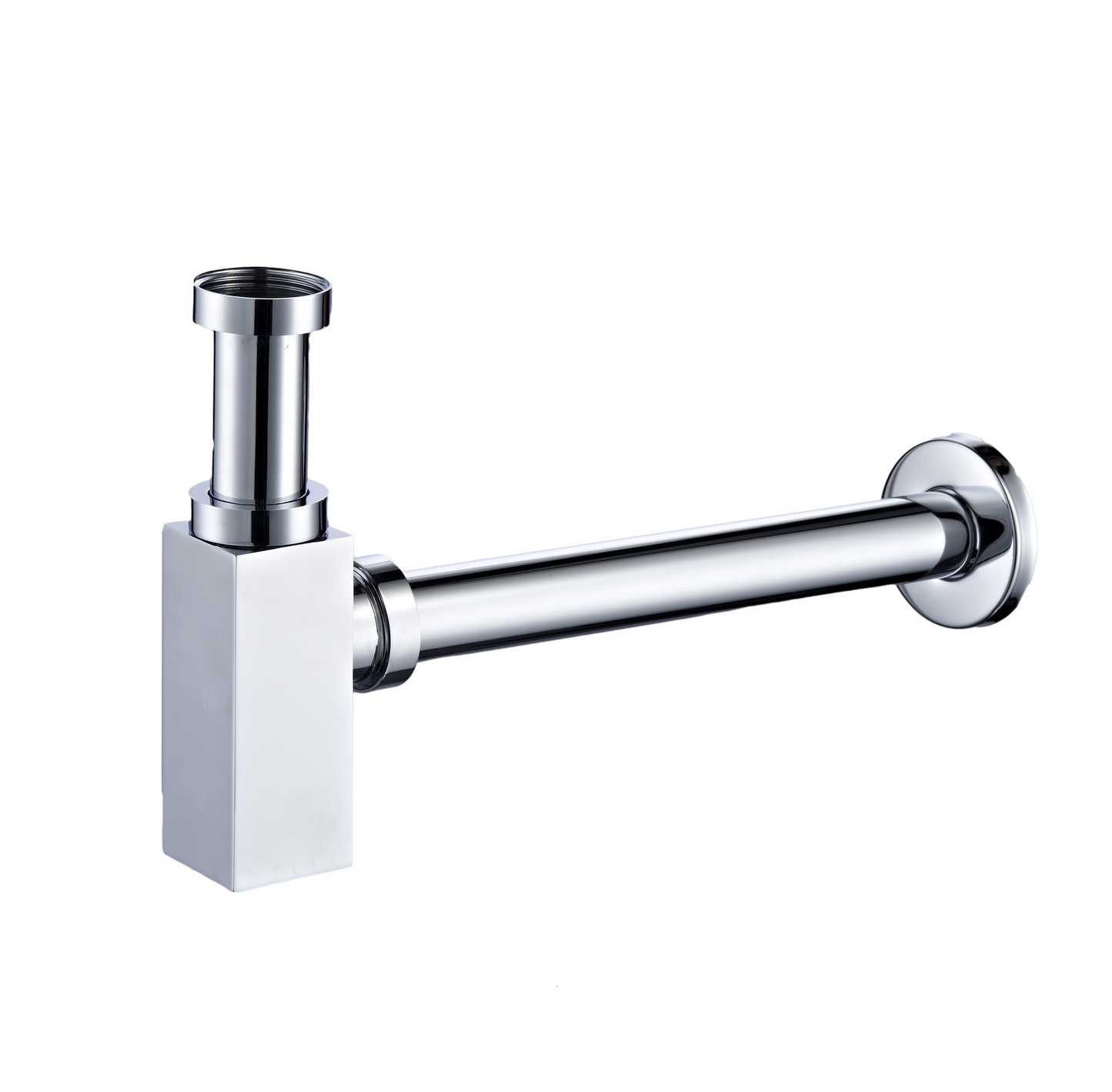 H&C BOTTLE TRAP SQUARE WITH STAINLESS STEEL TUBE TAIL PIPE HCBTSQ