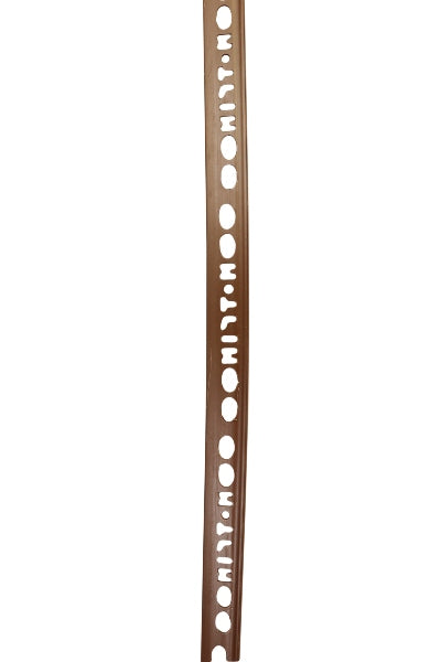 KIRK TILE EDGE TRIM BROWN ROUND PVC 12MM PEE1