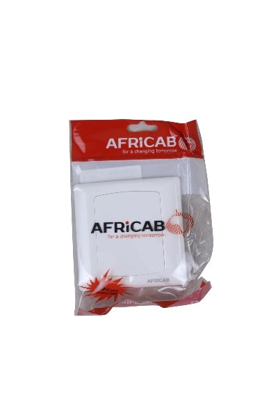 AFRICAB BLANK PLATE PVC 3X3 EL2601