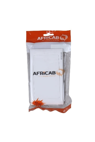 AFRICAB BLANK PLATE PVC 3X6 EL2602