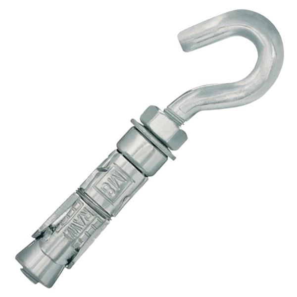 RAWLPLUG HOOK BOLT 25 PER BOX M12X145MM R-RBL-12HW